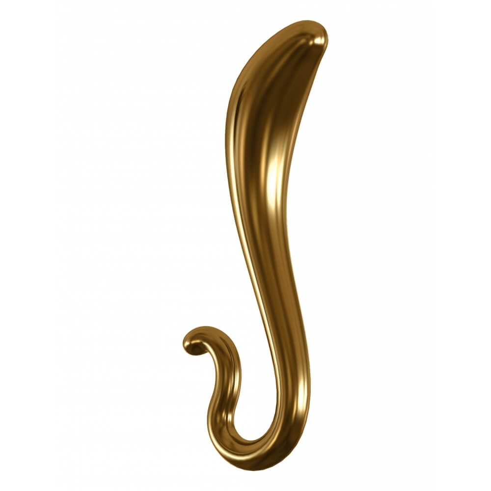 Фаллоимитатор Pipedream Icicles Gold Edition G02, стеклянный