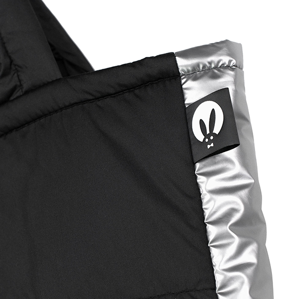 Сумка-шопер PinkRabbit, стёганая, чёрная