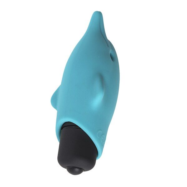 вибропуля adrien lastic flippy pocket vibe dolphin, голубая в Краснодаре