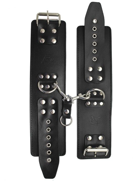 наручи декоративные широкие подиум на меху, черные в Краснодаре