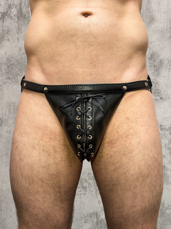 Эротическое кожаные мужские трусы со шнуровкой boys arsenal 52037ars в Краснодаре