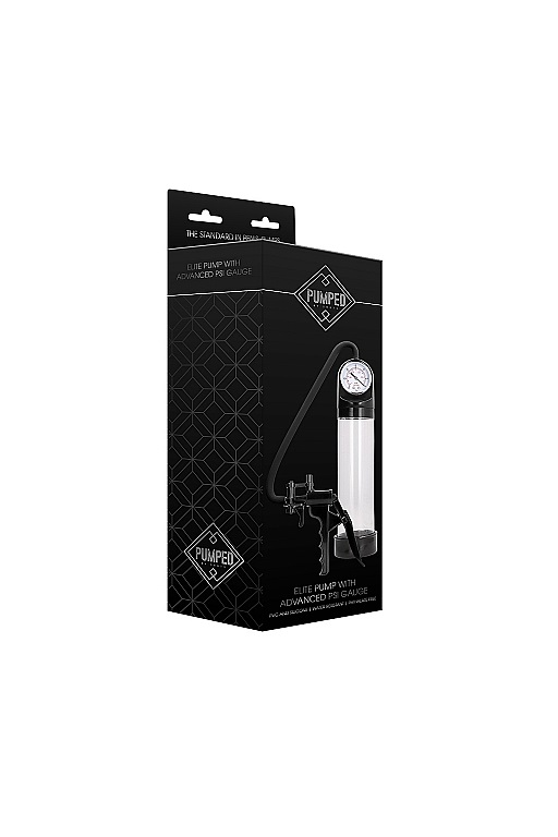 ручная вакуумная помпа для мужчин с манометром elite pump with advanced psi gauge в Краснодаре