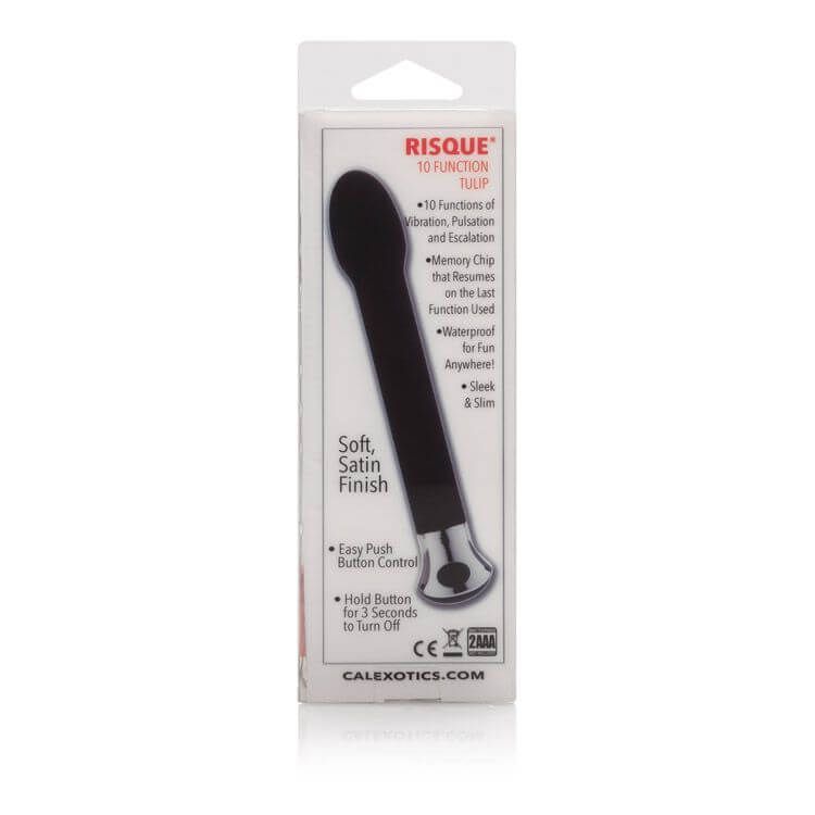 вибратор california exotic novelties risque 10-function tulip, черный в Краснодаре