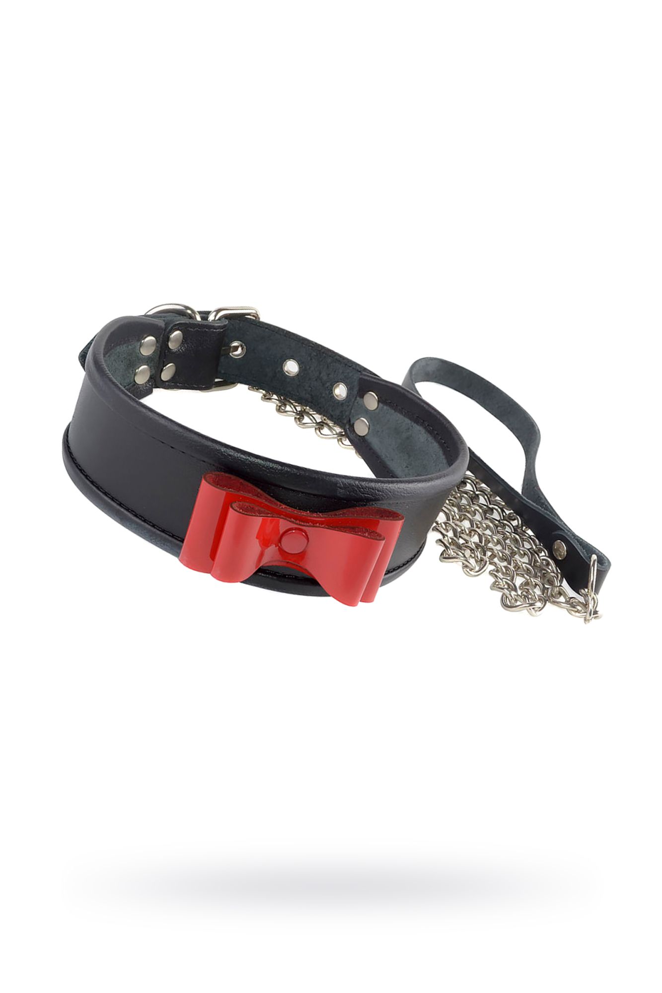 Ошейник Sitabella, кожа, чёрный