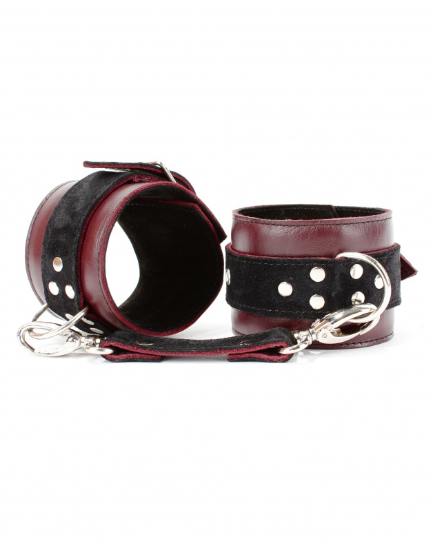 оковы на ноги  lady's arsenal бордо из кожи и замши 67026ars в Краснодаре