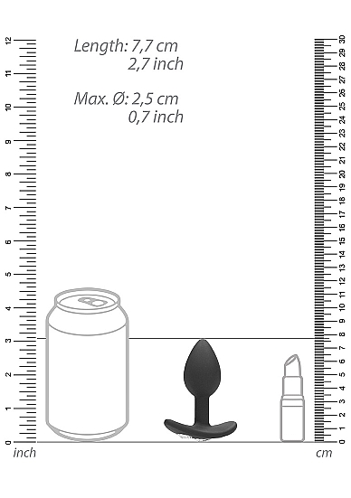 анальная пробка с кристаллом diamond butt plug with handle в Краснодаре