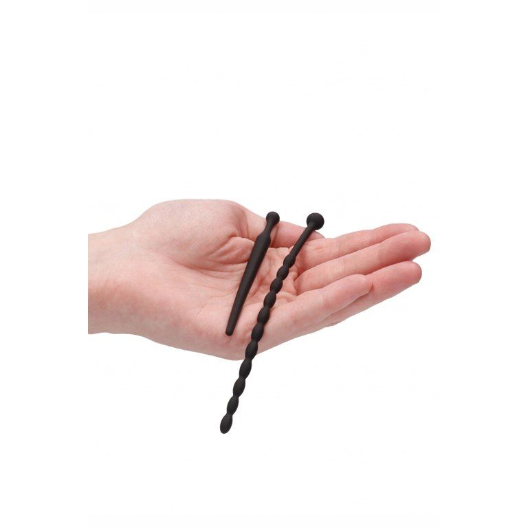 набор уретральных бужей silicone beginners plug set черный в Краснодаре