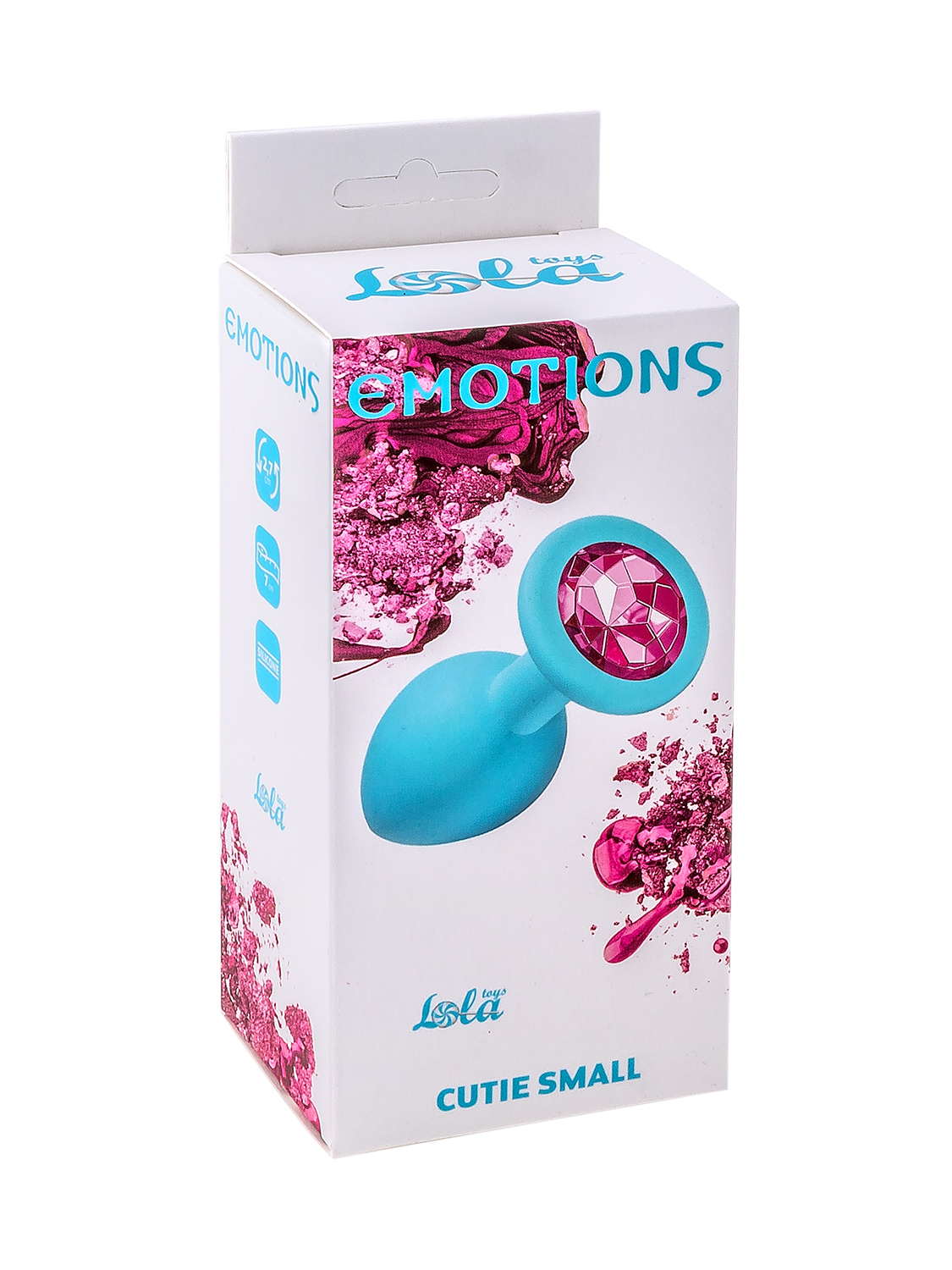 анальная пробка emotions cutie small turquoise pink crystal 4011-06lola в Краснодаре