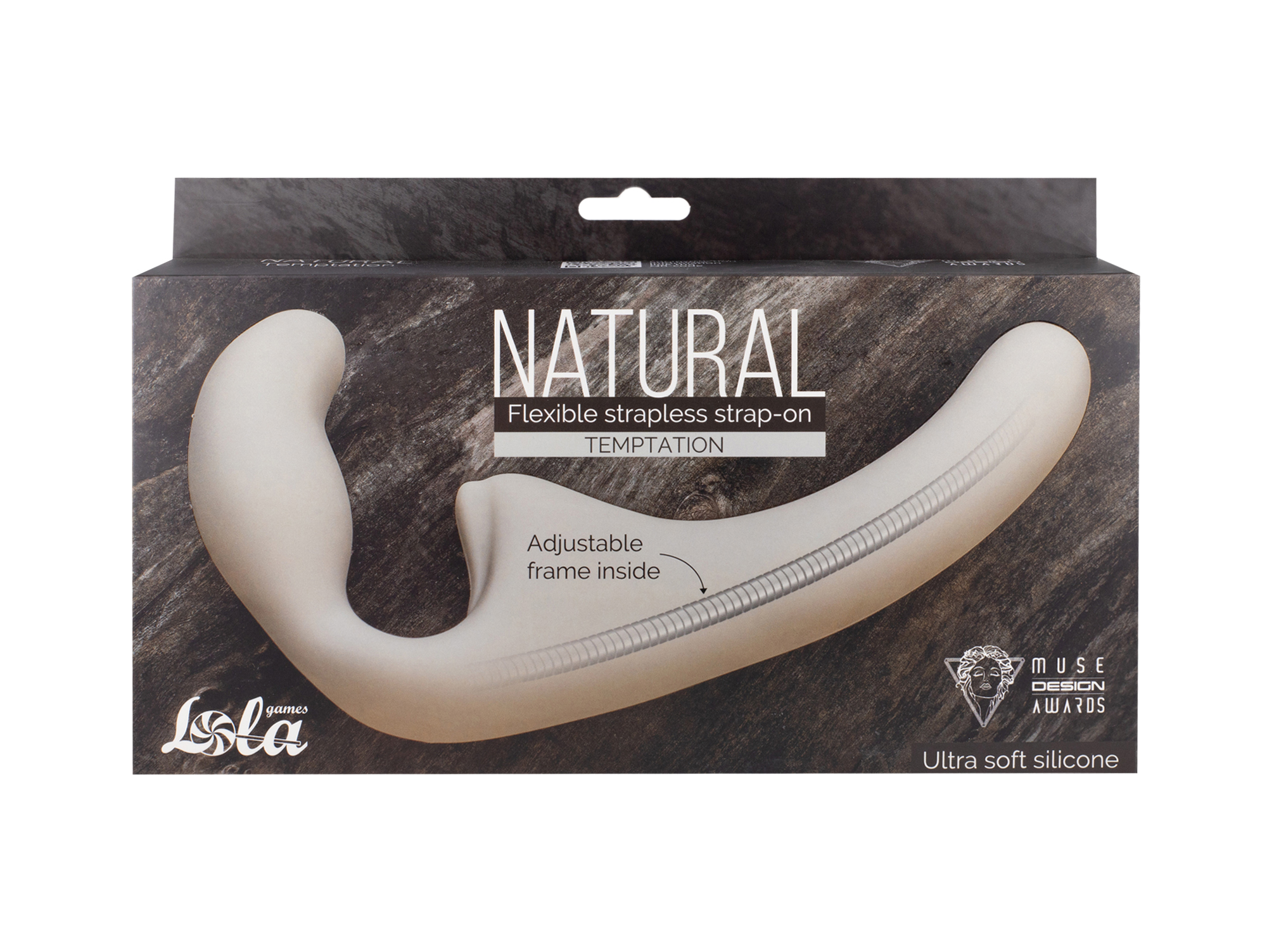 гнущийся безремневой страпон natural temptation biege 5011-01lola в Краснодаре