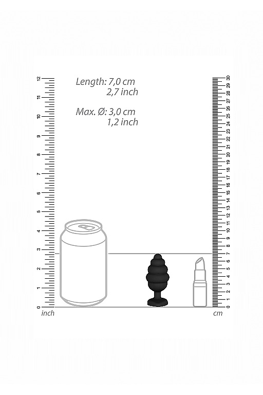 анальная пробка regular ribbed diamond heart plug в Краснодаре