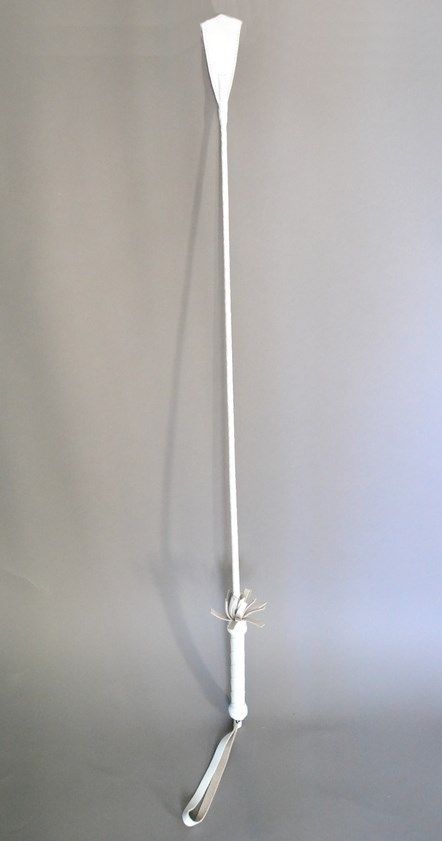 Стек плетеный Подиум с хлопушкой, белый