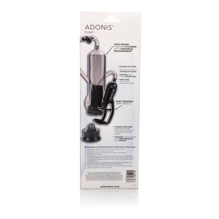 помпа california exotic novelties adonis pump, черная в Краснодаре