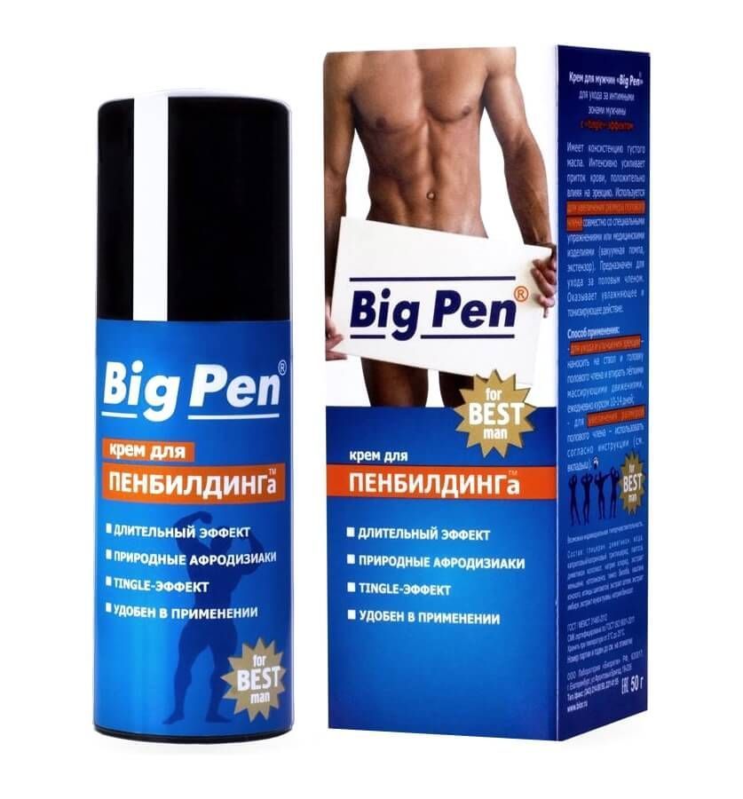 крем для увеличения пениса биоритм big pen, 50 мл в Краснодаре