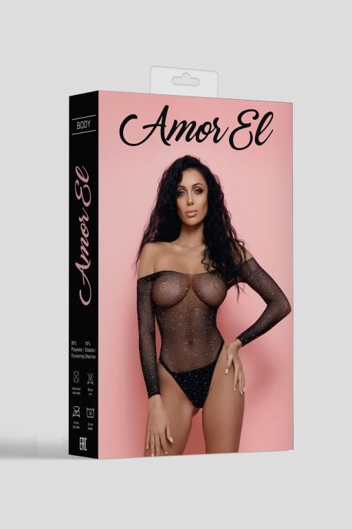 Эротическое боди amor el esponela s/l, черный в Краснодаре