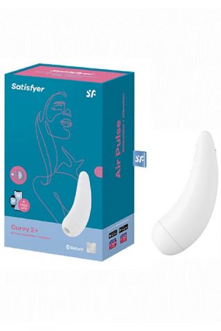 вакуумный массажер с вибрацией satisfyer curvy 2 plus white 001876sa в Краснодаре