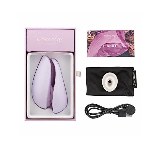 универсальный массажер womanizer liberty lilac, сиреневый в Краснодаре