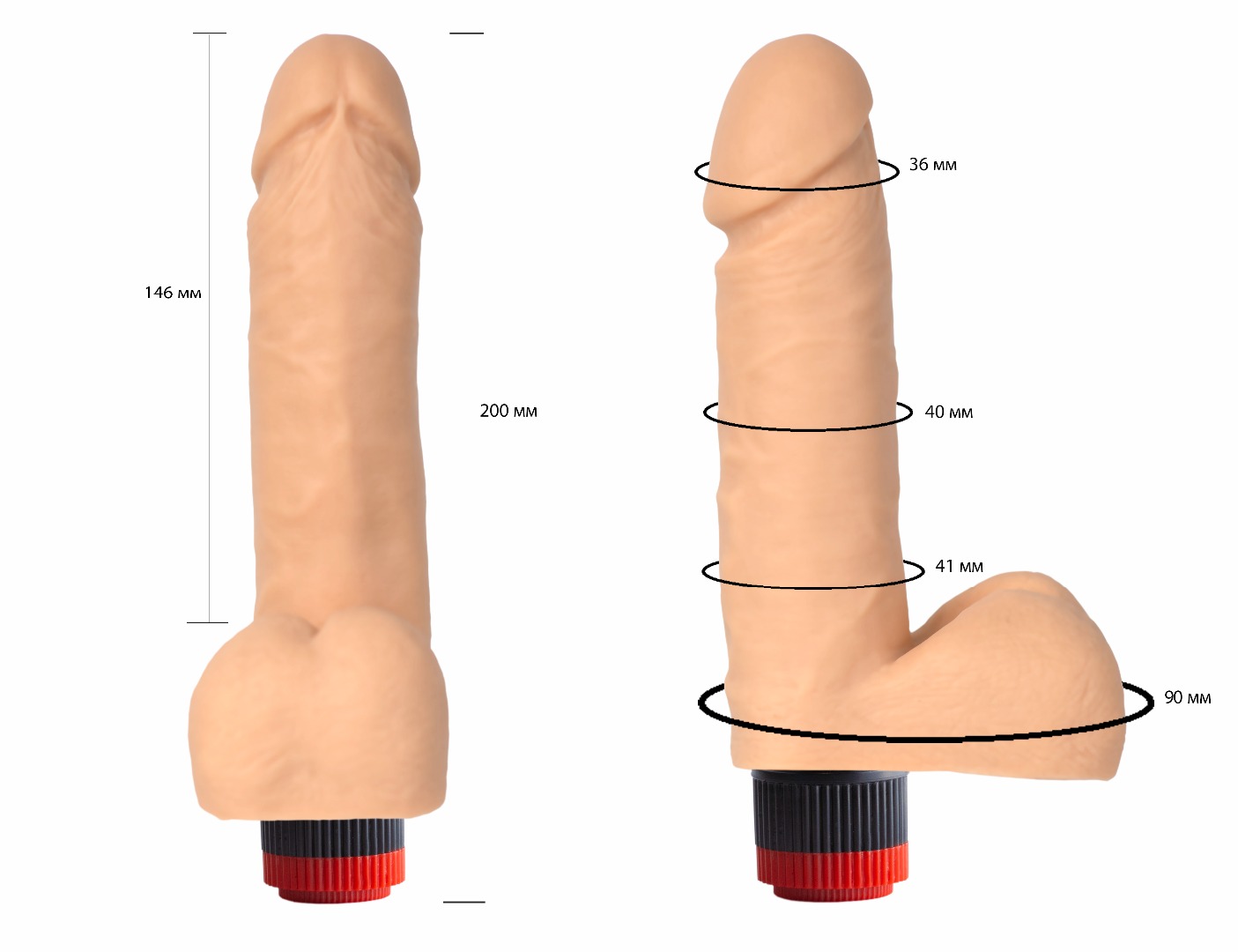 вибратор гелевый 111400ru в Краснодаре