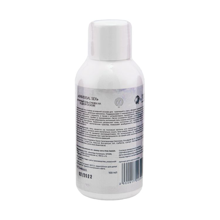 лубрикант pinkrabbit universal sex на водной основе, 100 мл в Краснодаре