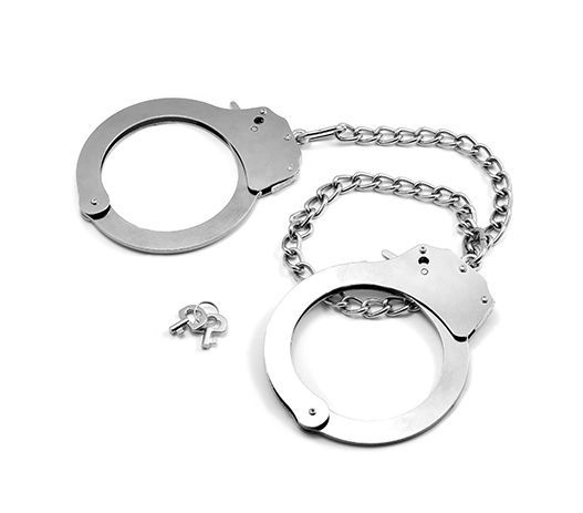 наручники декоративные металлические lovetoy fetish pleasure, серебристые в Краснодаре