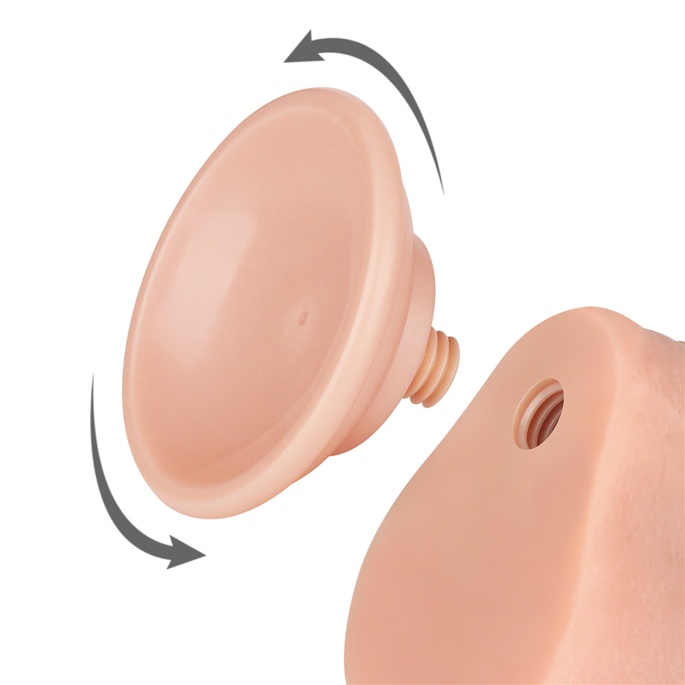 фаллоимитатор lovetoy с двигающейся кожей на присоске,12,5см в Краснодаре