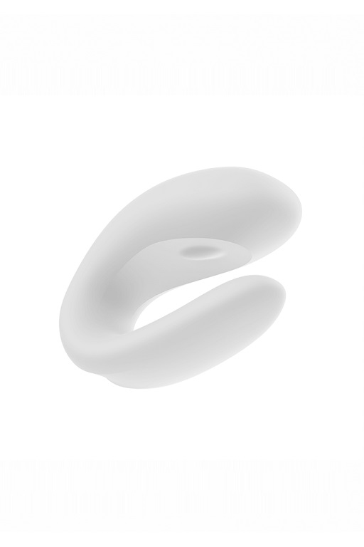 парный вибратор satisfyer double joy с возможностью управления через приложение (белый) в Краснодаре