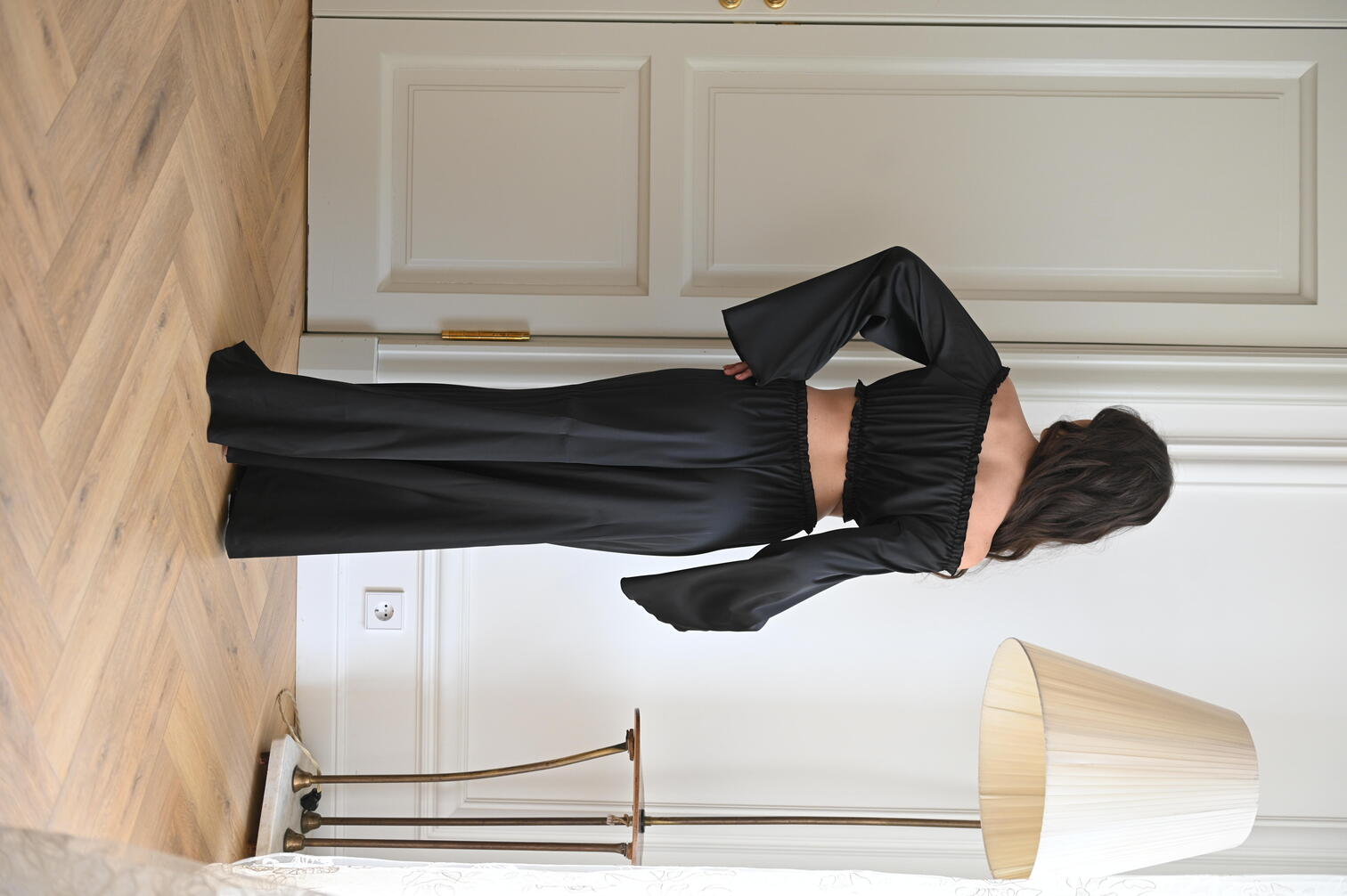 Пижама шелковая