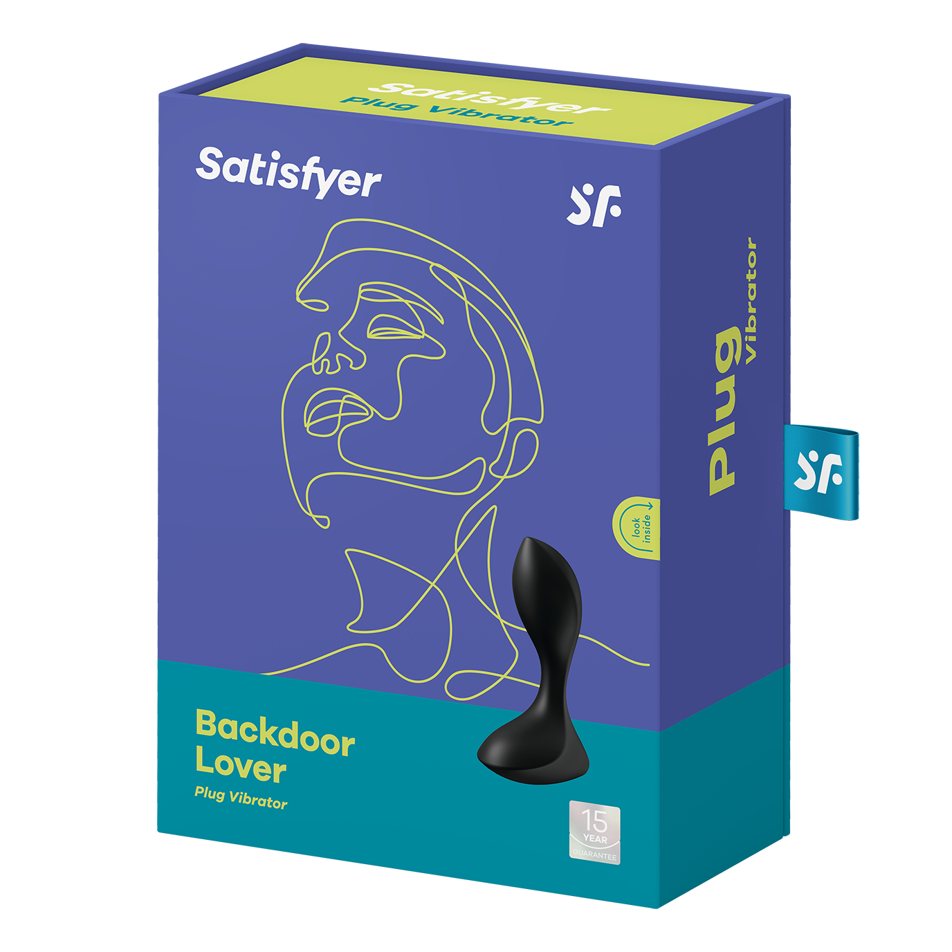 Анальная Пробка с Вибрацией Backdoor Lover black 004181SA