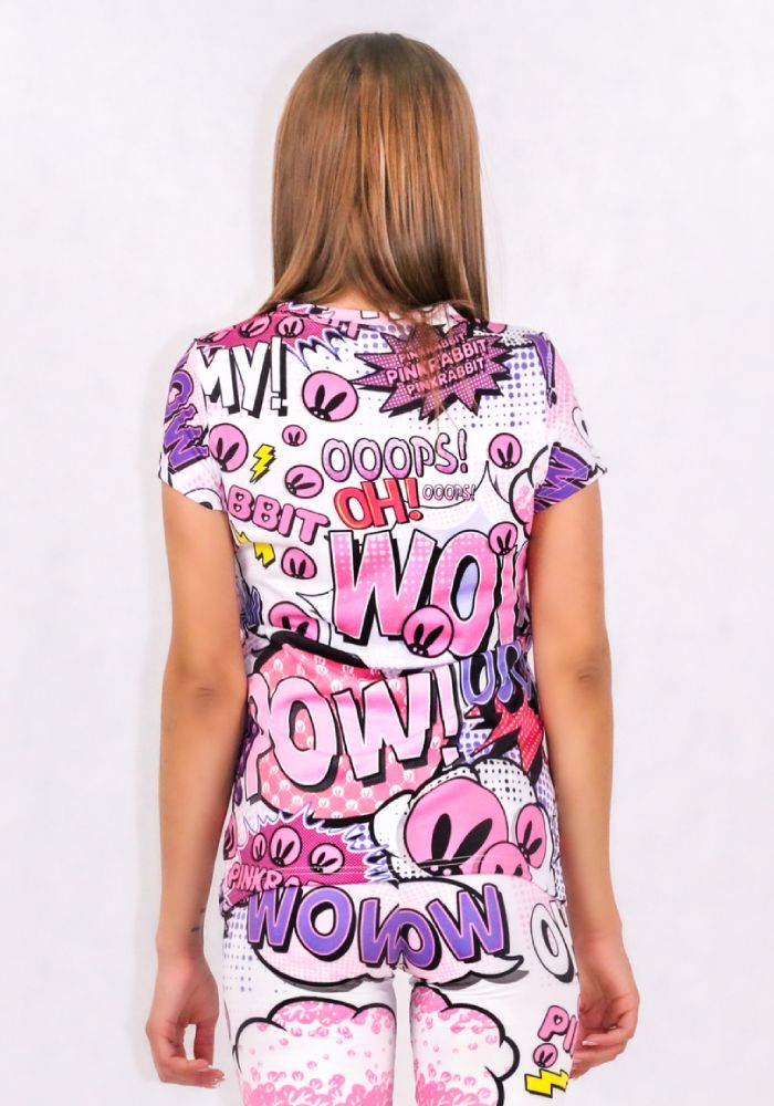 Футболка Женская PinkRabbit POW!