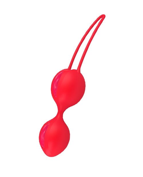 вагинальные шарики fun factory smartballs duo, ярко-оранжевые в Краснодаре