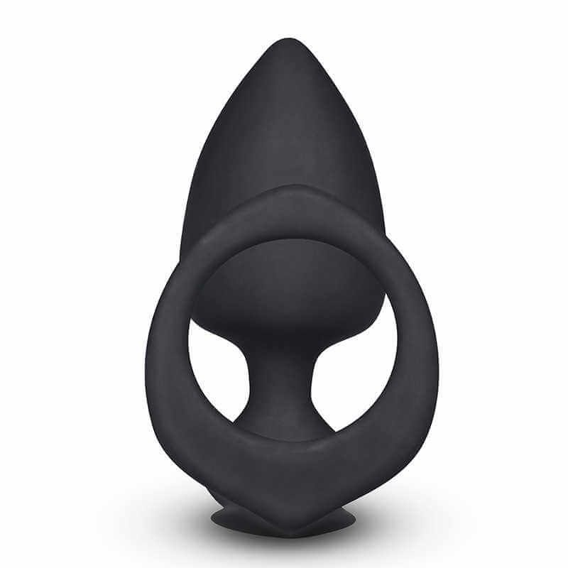 анальная пробка lovetoy combo threat cockring plug, черная в Краснодаре