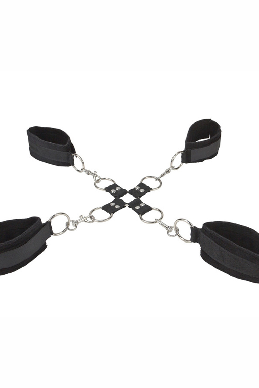 крестообразные наручники (оковы, фиксаторы) для рук и ног velcro hand and leg cuffs в Краснодаре