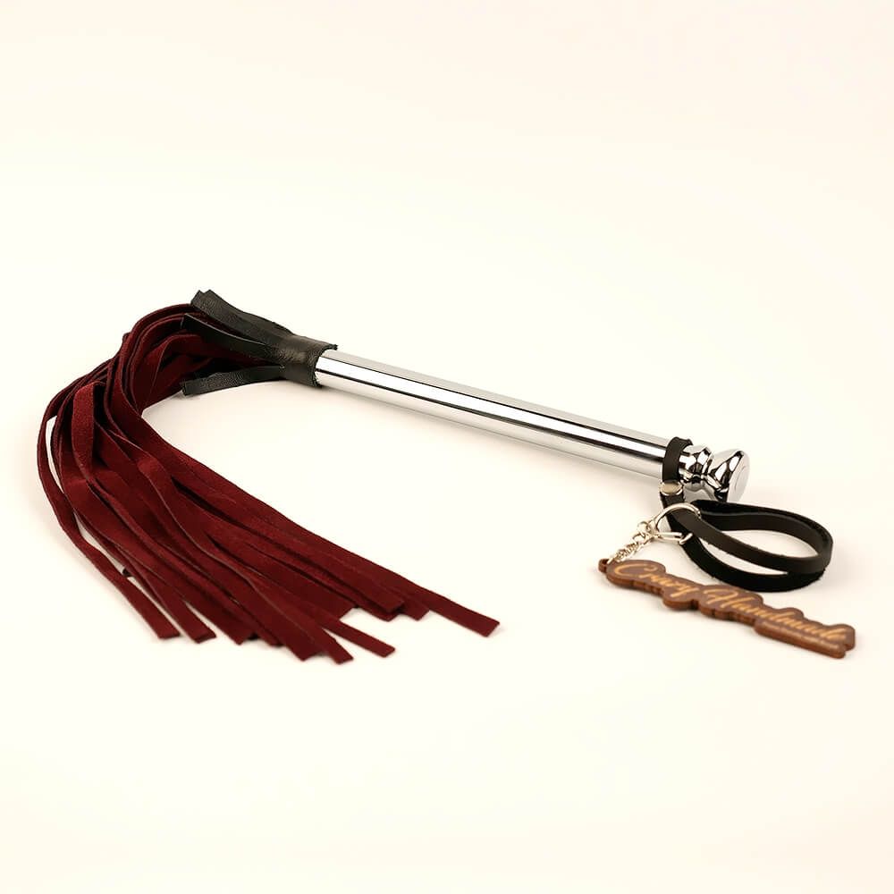 плеть pinkrabbit бургундия из натурального велюра, бордовая в Краснодаре