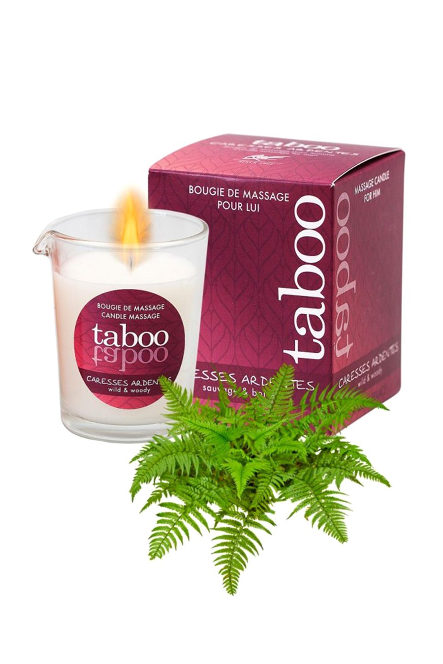 массажное аромамасло для мужчин ruf taboo пылкие ласки (сaresses ardentes), аромат папоротник, 60 мл в Краснодаре