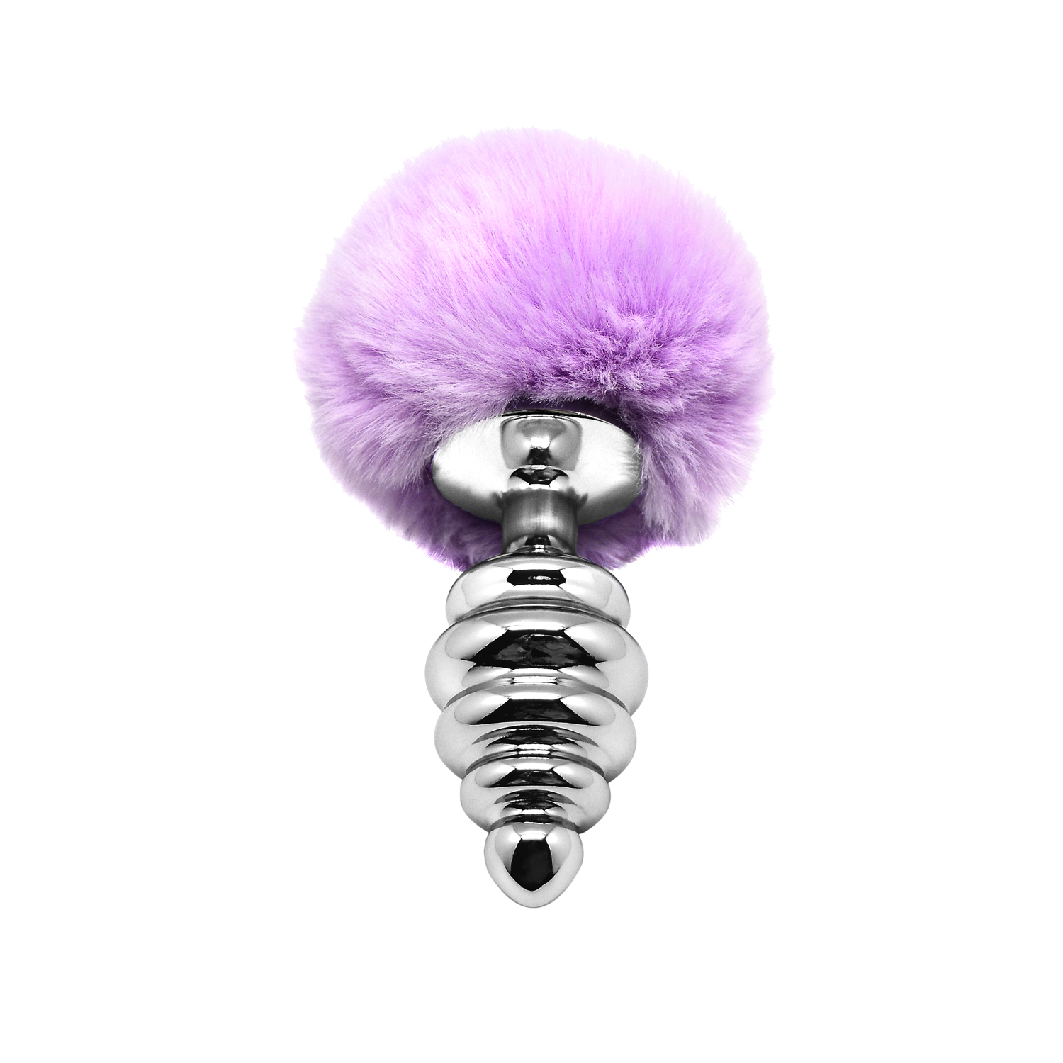 анальная пробка metal anal fluffly twist plug l purple 70398al в Краснодаре