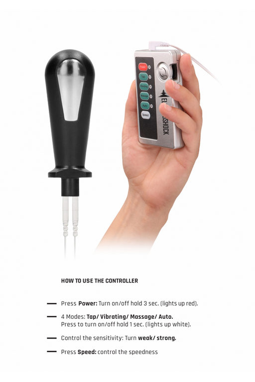 анальная пробка с электростимуляцией e-stim butt plug shots electroshock в Краснодаре