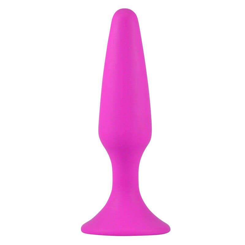 Анальная пробка Lovetoy Lure Me S 18 малая, розовая