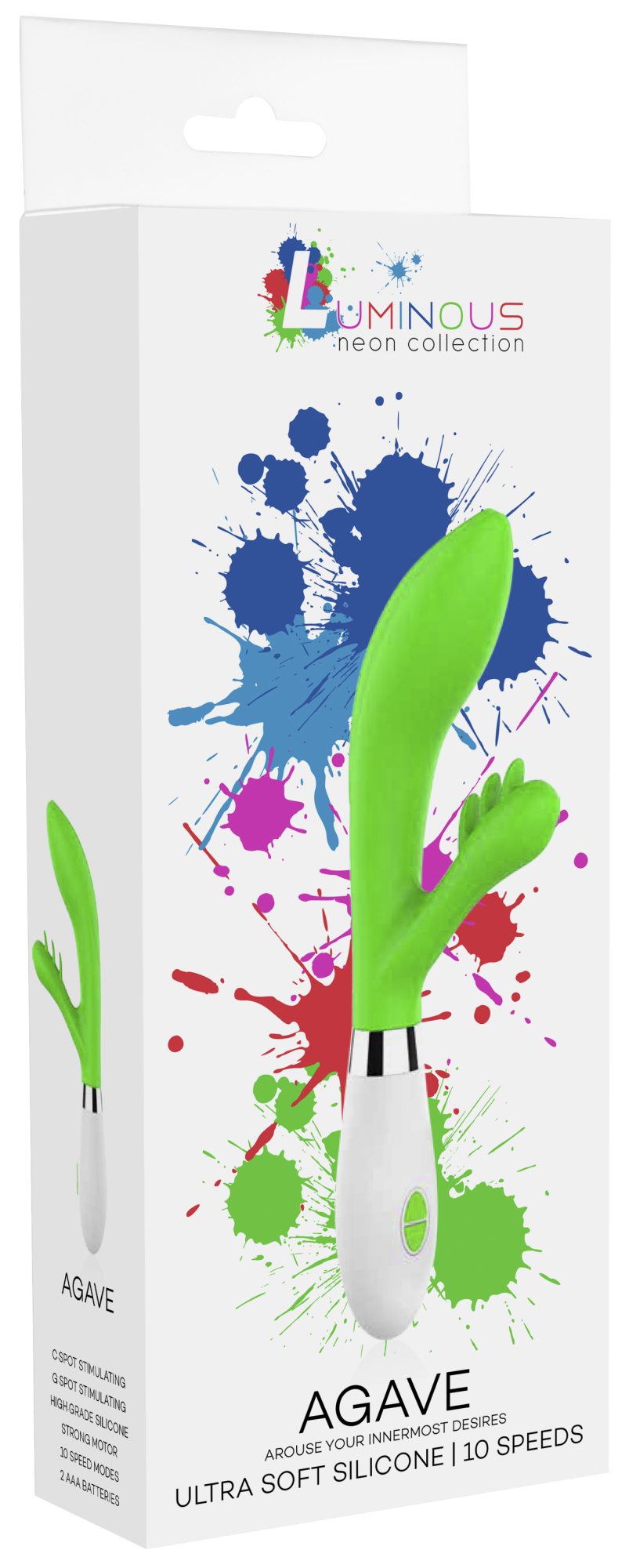 Вибратор - кролик Agave (салатовый)