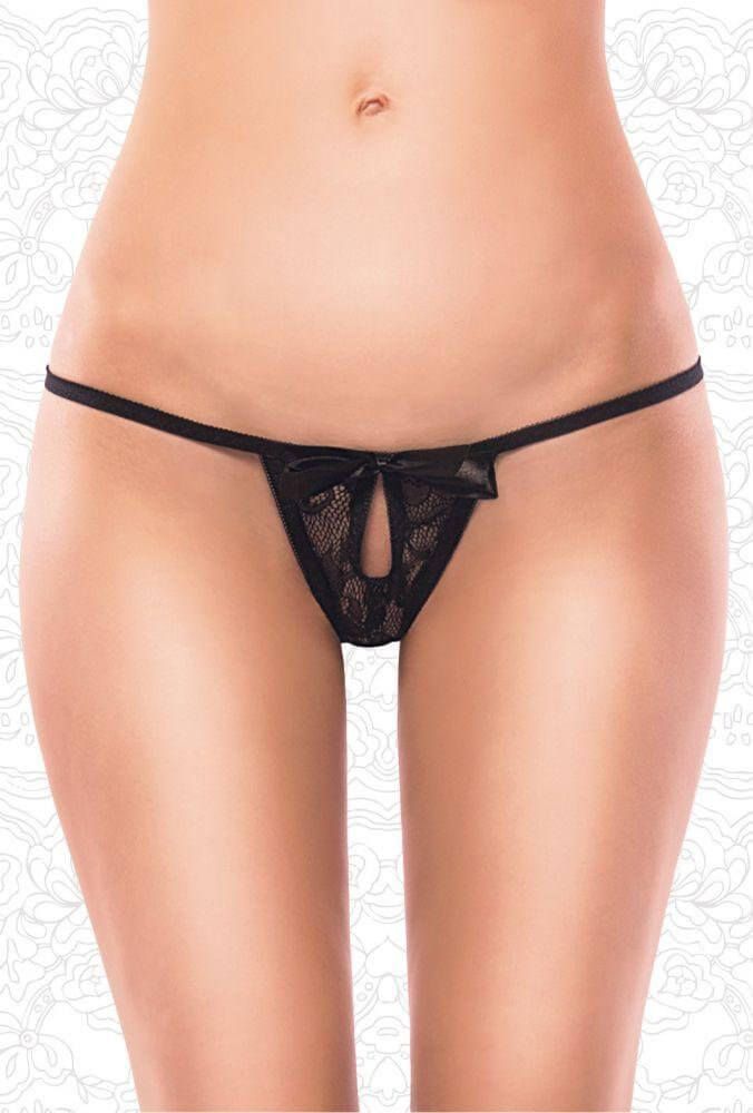 Стринги с вырезом Flirton 2682-1 черные