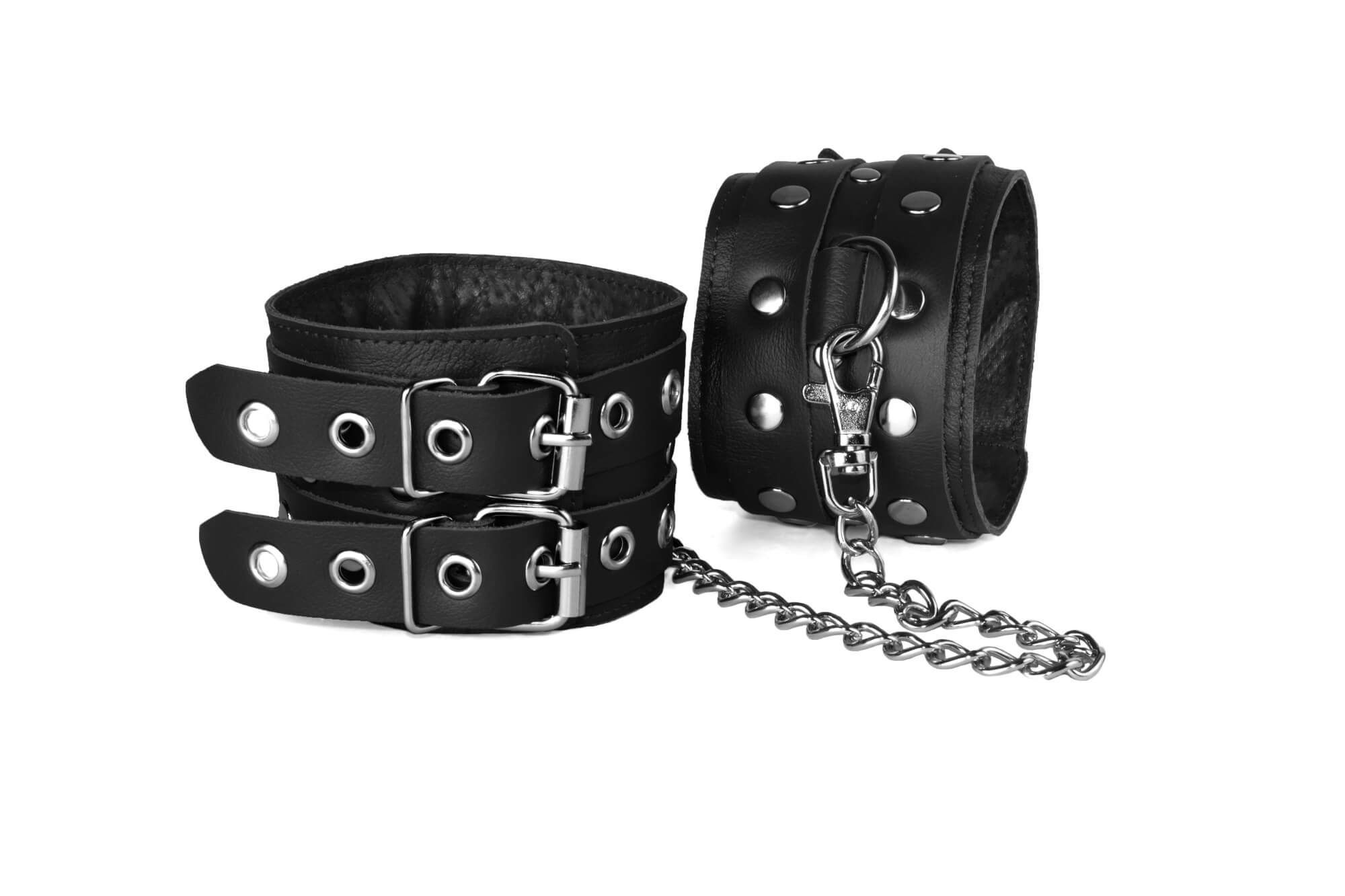 поножи декоративные sitabella из натуральной кожи, черные в Краснодаре