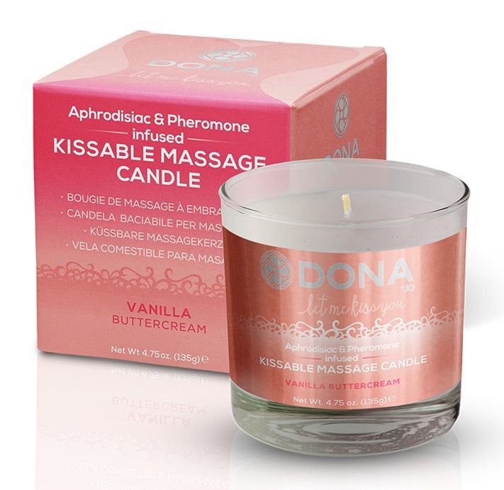 свеча массажная с феромонами system jo ванильный крем, 135 г в Краснодаре