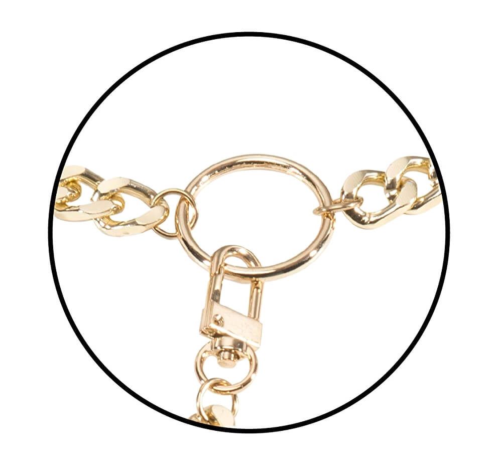 наручники декоративные с поводком bijoux indiscrets maze t-restraints, черные в Краснодаре