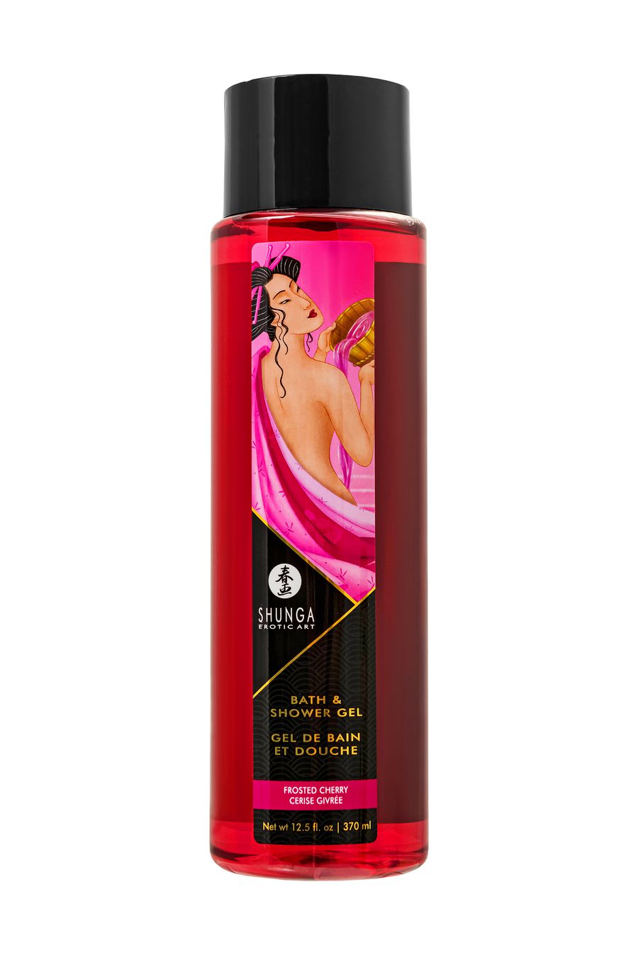 гель для ванны и душа shunga «морозная вишня», съедобный, на водной основе, 370 мл в Краснодаре