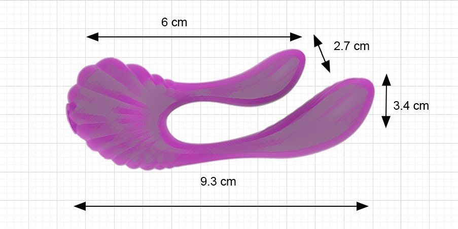 вибратор adrien lastic couple secrets с пультом, фиолетовый в Краснодаре