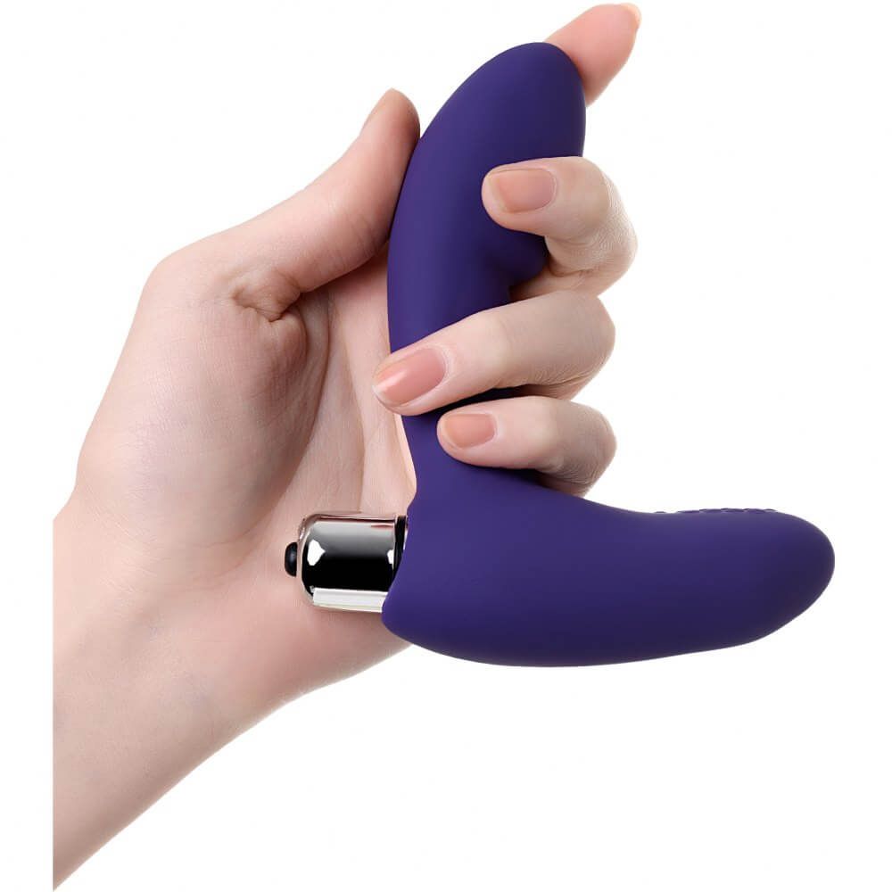 анальный вибростимулятор изогнутый todo by toyfa bruman, фиолетовый в Краснодаре