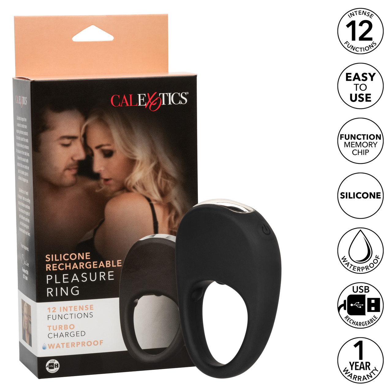 перезаряжаемое эрекционное виброкольцо silicone rechargeable pleasure ring в Краснодаре
