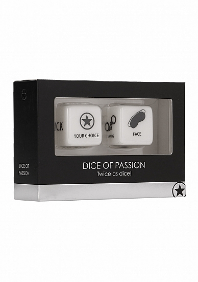 Игральные кубики Dice Of Passion - Black Dice Of Passion