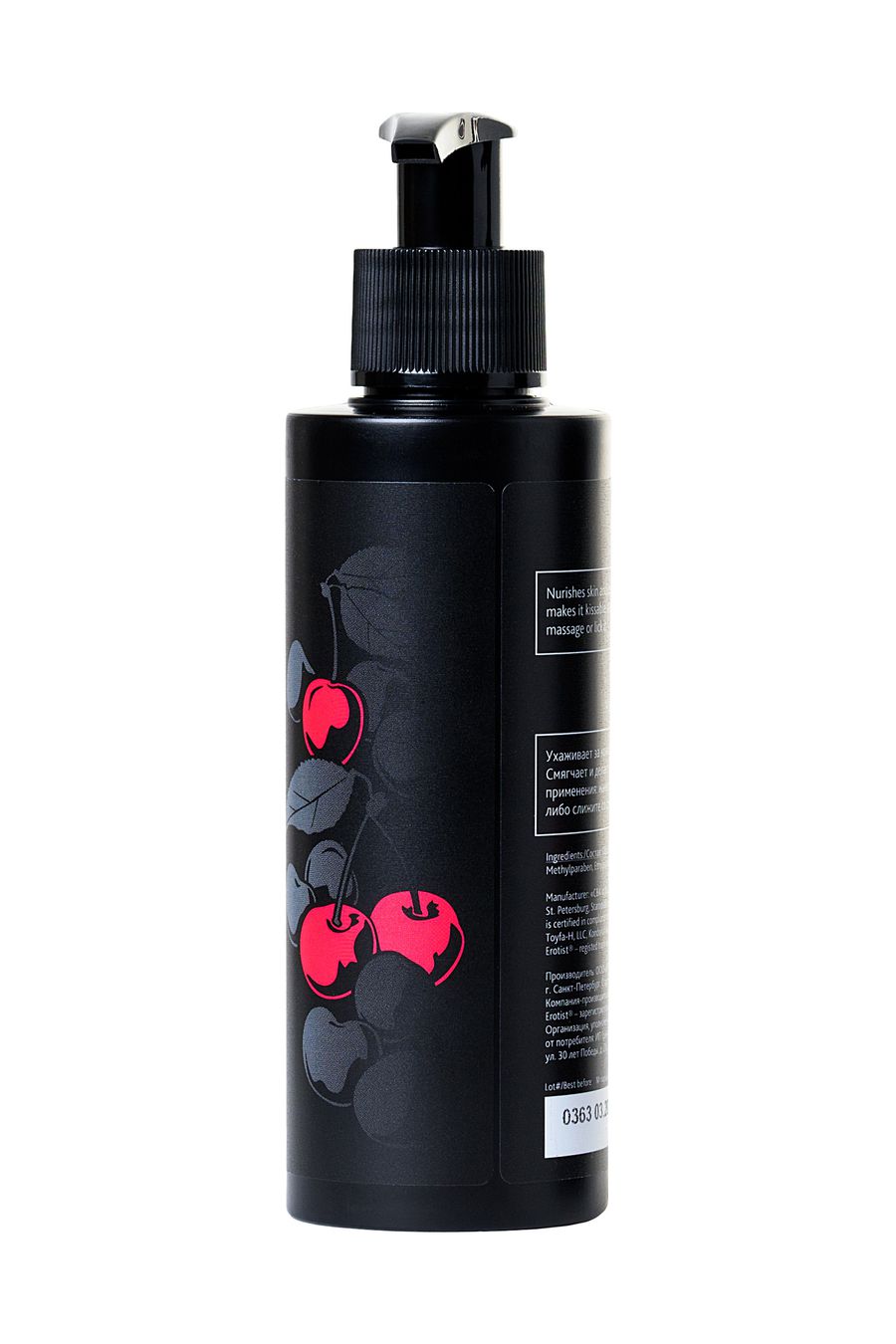 массажное масло erotist cherry, съедобное, вишня, 150 мл в Краснодаре