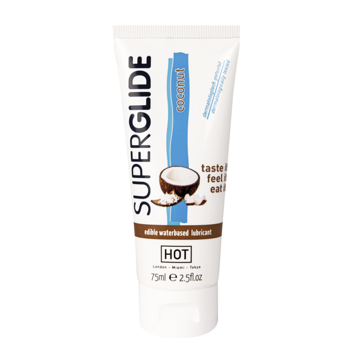 Смазка съедобная на водной основе Superglide со вкусом кокоса 75мл 44116