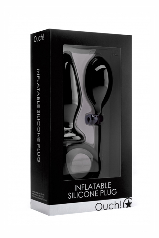 расширяющаяся анальная пробка inflatable silicone plug в Краснодаре