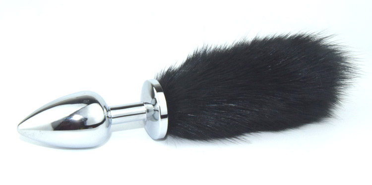 пробка металлическая с черным хвостиком размер s 47158-mm в Краснодаре